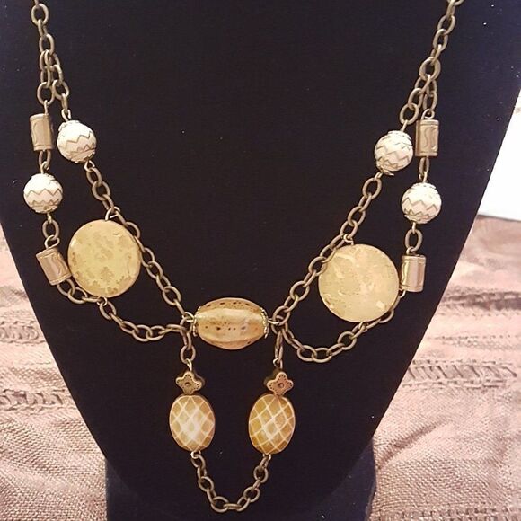 Layered Victorian style necklace - Picture 1 of 2